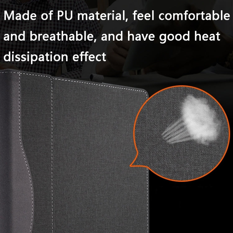 Laptop Leather Shockproof Protective Case, For Lenovo Yoga 9i 2 in 1 Gen 9 14 inch, For Lenovo Yoga 7 14IAL7 / 14ARB7, For Lenovo IdeaPad Slim 5 Gen8 14 inch, For Lenovo IdeaPad Slim 5i Gen 9 / Gen 8 14 inch, For Lenovo ThinkPad E14 Gen 5 / E14 Gen 6  ...