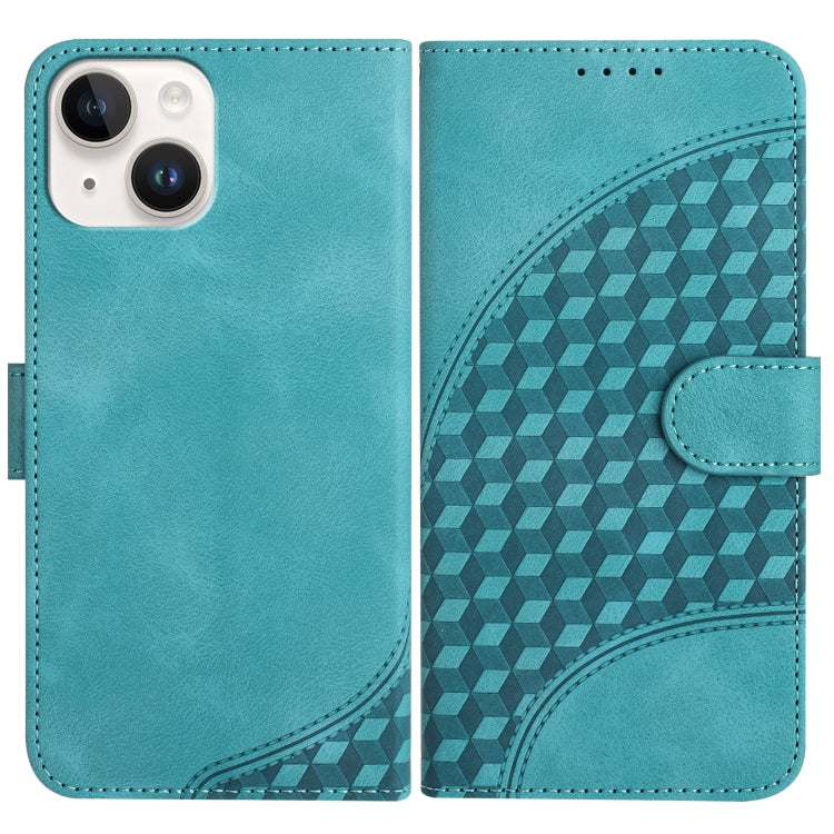 YX0060 Elephant Head Embossed Phone Leather Case with Lanyard, For iPhone 13 Pro Max, For iPhone 13 Pro, For iPhone 13