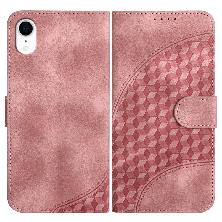 YX0060 Elephant Head Embossed Phone Leather Case with Lanyard, For iPhone 11 Pro, For iPhone XS / X, For iPhone XR