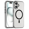 MagSafe Frosted Translucent TPU + PC Full Coverage Phone Case, For iPhone 16, For iPhone 15 Pro Max