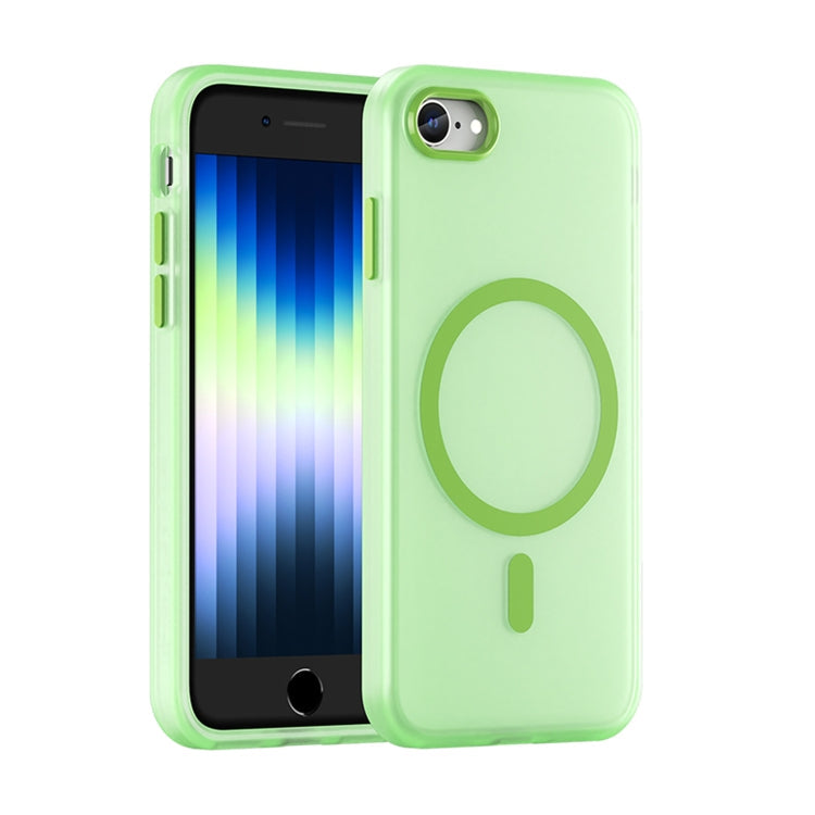 MagSafe Frosted Translucent TPU + PC Full Coverage Phone Case, For iPhone 14 Pro Max, For iPhone SE 2022 / 2020 / 8