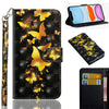 3D Painting Pattern Horizontal Flip TPU + PU Leather Case with Holder & Card Slots & Wallet & Lanyard, For iPhone 11, For iPhone SE 2022 / SE 2020 / 8 / 7