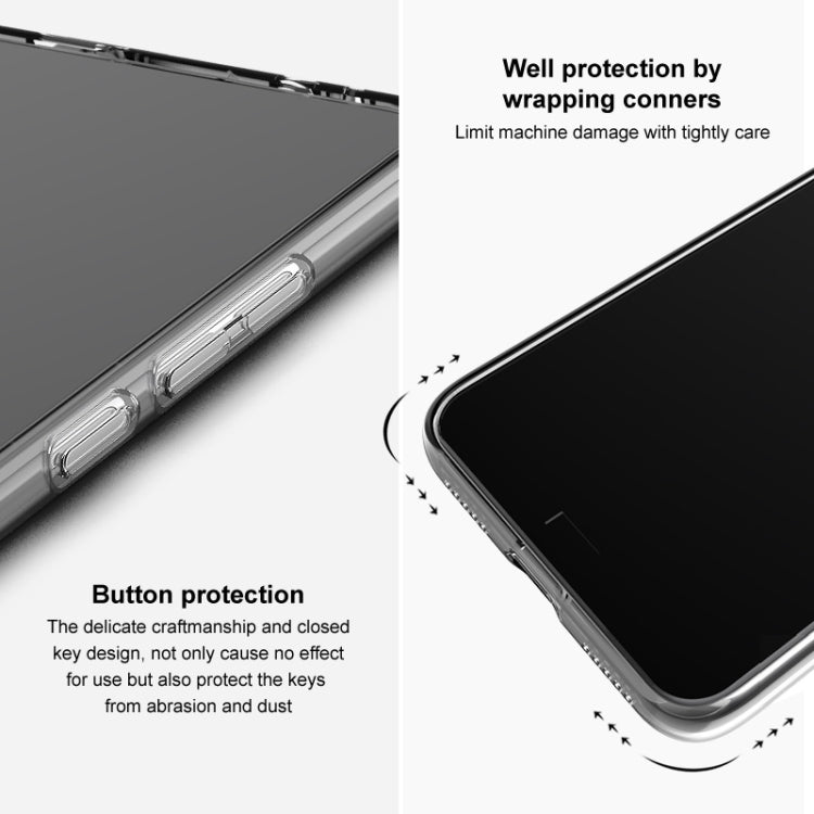imak UX-5 Series Transparent Shockproof TPU Protective Case, For ZTE nubia Red Magic 9 Pro 5G/9 Pro+ 5G, For ZTE nubia Z60 Ultra 5G