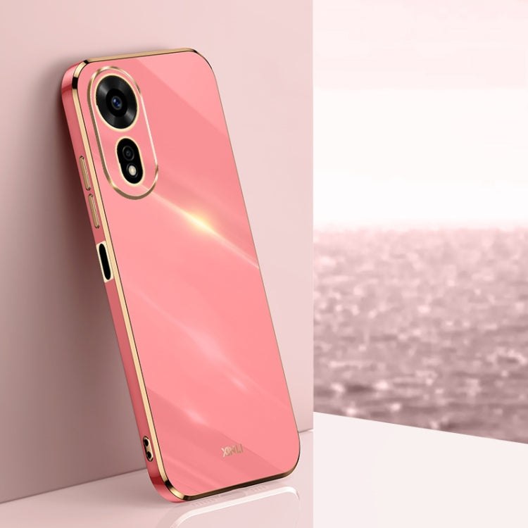 XINLI Straight 6D Plating Gold Edge TPU Phone Case, For Huawei Pura 70 Ultra, For Huawei Nova 12 SE, For Huawei Pura 70 Pro / Pura 70 Pro+