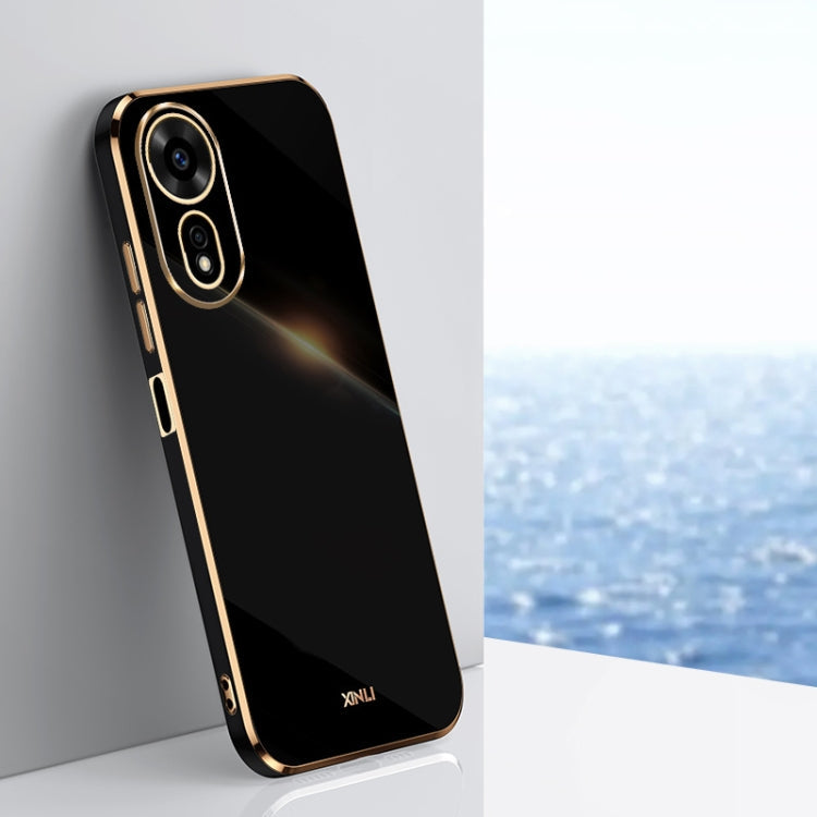 XINLI Straight 6D Plating Gold Edge TPU Phone Case, For Huawei Pura 70 Ultra, For Huawei Nova 12 SE, For Huawei Pura 70 Pro / Pura 70 Pro+