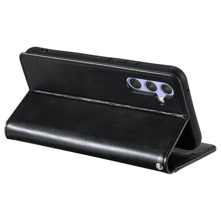 For Samsung Galaxy S23 FE 5G Simple 6-Card Wallet Leather Phone Case(Black)