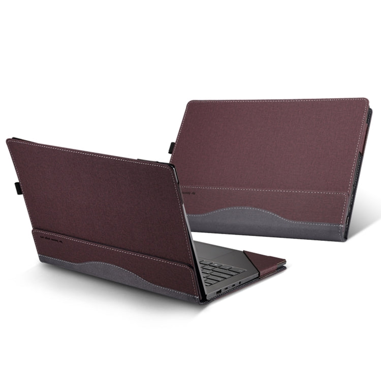 Leather Laptop Shockproof Protective Case, For HP Spectre X360 13 inch 13-ae / 13-ap, For HP Envy X360 13 inch 13-bf / 13t-bf, For HP Spectre X360 14 inch 14-ea / 14-ef, For HP Envy Laptop 14 inch 14t-eb / 14-eb, For HP Envy 16 inch 16-h               ...