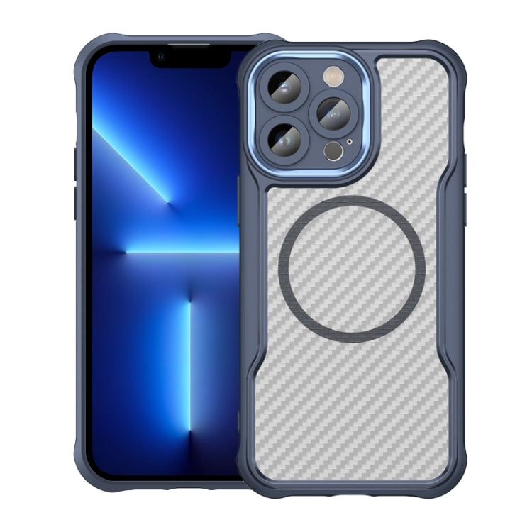 Carbon Fiber Texture MagSafe Translucent Phone Case, For iPhone 15, For iPhone 14 / 13, For iPhone 14 Pro, For iPhone 14 Pro Max, For iPhone 13 Pro Max, For iPhone 13 Pro