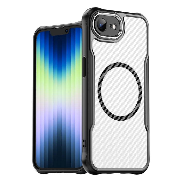 Carbon Fiber Texture MagSafe Translucent Phone Case, For iPhone 17e / 16e, For iPhone 17 Pro Max, For iPhone 17 Pro, For iPhone 17, For  iPhone Air, For iPhone 16 Pro Max