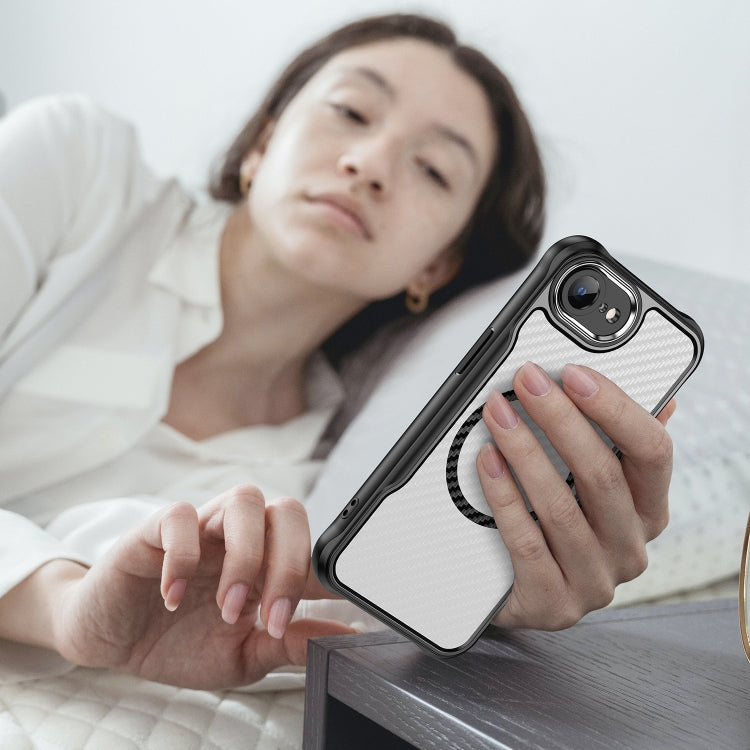 Carbon Fiber Texture MagSafe Translucent Phone Case, For iPhone 17e / 16e, For iPhone 17 Pro Max, For iPhone 17 Pro, For iPhone 17, For  iPhone Air, For iPhone 16 Pro Max