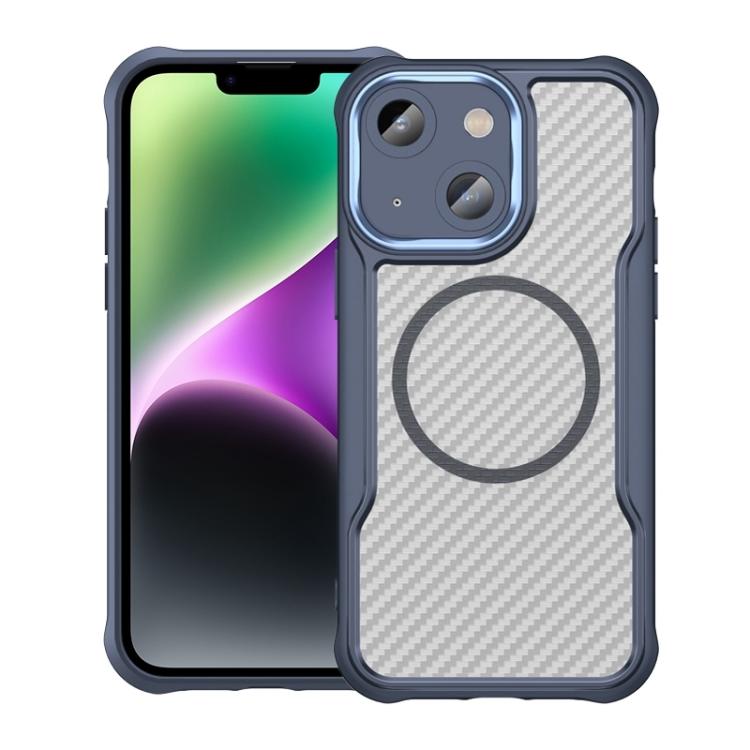 Carbon Fiber Texture MagSafe Translucent Phone Case, For iPhone 13, For iPhone 12, For iPhone 12 Pro Max, For iPhone 12 Pro, For iPhone 11 Pro Max, For iPhone 11