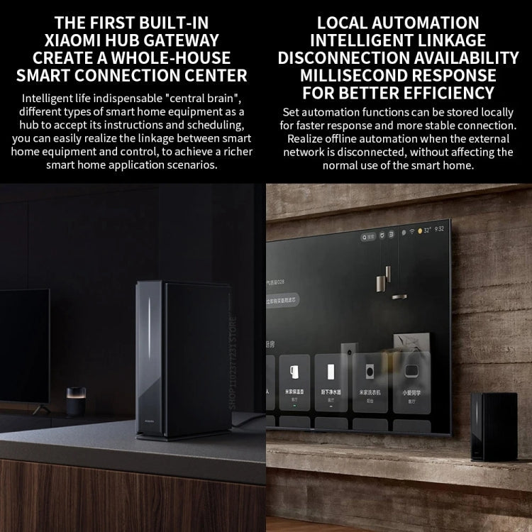 Xiaomi BE6500 Pro WiFi7 Dual Band 8-channel Independent Signal Amplifier 1GB Memory Router, US Plug