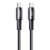 REMAX RC-C100 1.2m 30W Type-C to Type-C Fast Charging Braided Data Cable, Type-C to Type-C