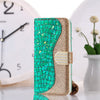 Laser Glitter Powder Matching Crocodile Texture Horizontal Flip Leather Case with Card Slots & Holder & Wallet, For iPhone 12 mini, For iPhone 12 Pro Max, For Samsung Galaxy Note20, For Samsung Galaxy Note20 Ultra, For Samsung Galaxy A21s