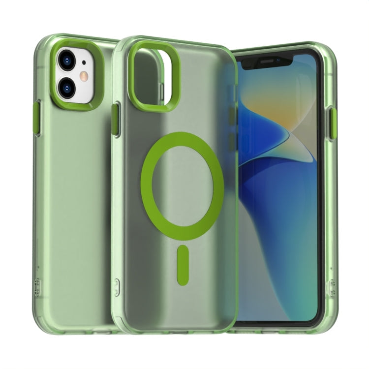 Candy Magsafe PC Hybrid TPU Phone Case, For iPhone 12, For iPhone 11 Pro Max, For iPhone 11