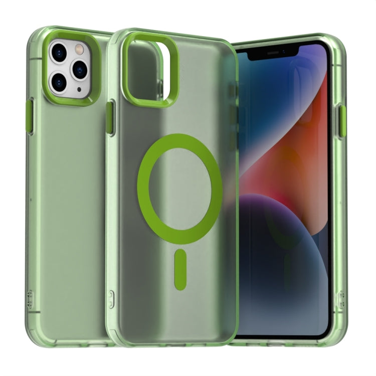 Candy Magsafe PC Hybrid TPU Phone Case, For iPhone 12, For iPhone 11 Pro Max, For iPhone 11