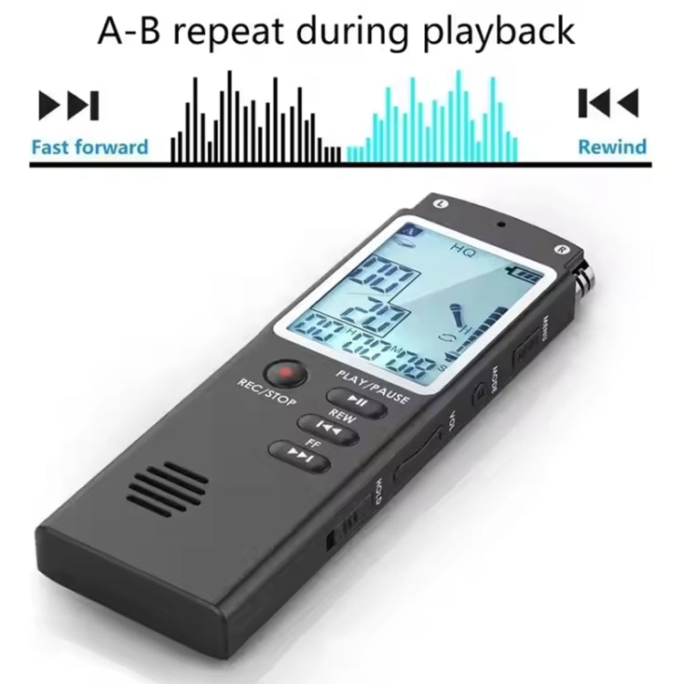 T60 Smart HD Noise Cancelling Voice Recorder MP3 Player, T60