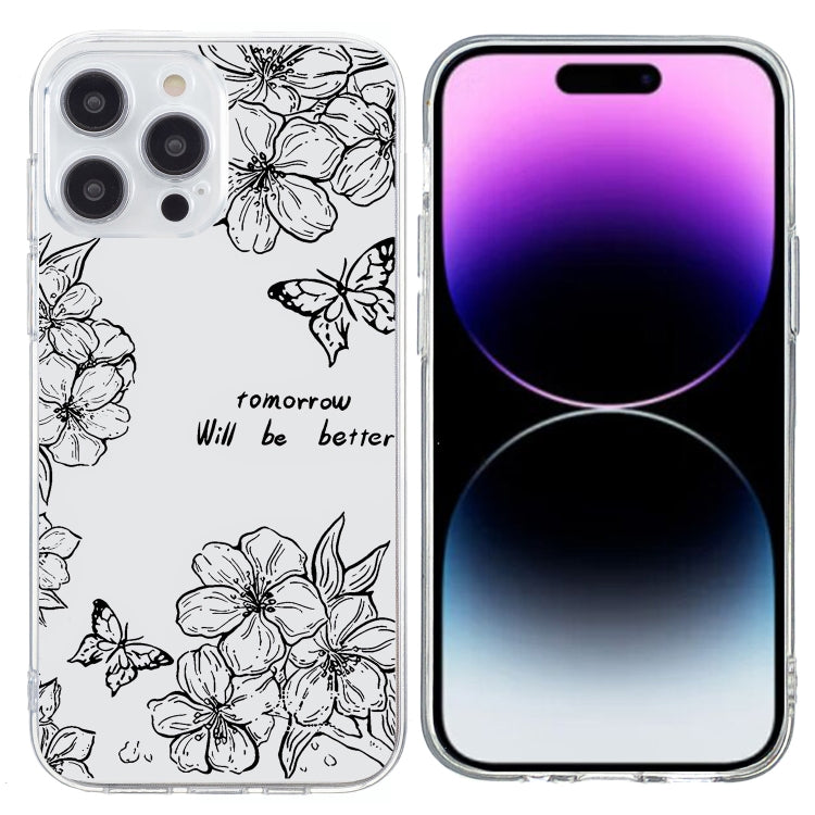 Colorful Painting Pattern TPU Phone Case, For iPhone 15 Pro Max, For iPhone 15 Pro