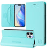 RC01 Dual-Folded Magnetic Suction RFID Leather Phone Case, For iPhone 11 Pro Max, For iPhone 11, For iPhone 11 Pro