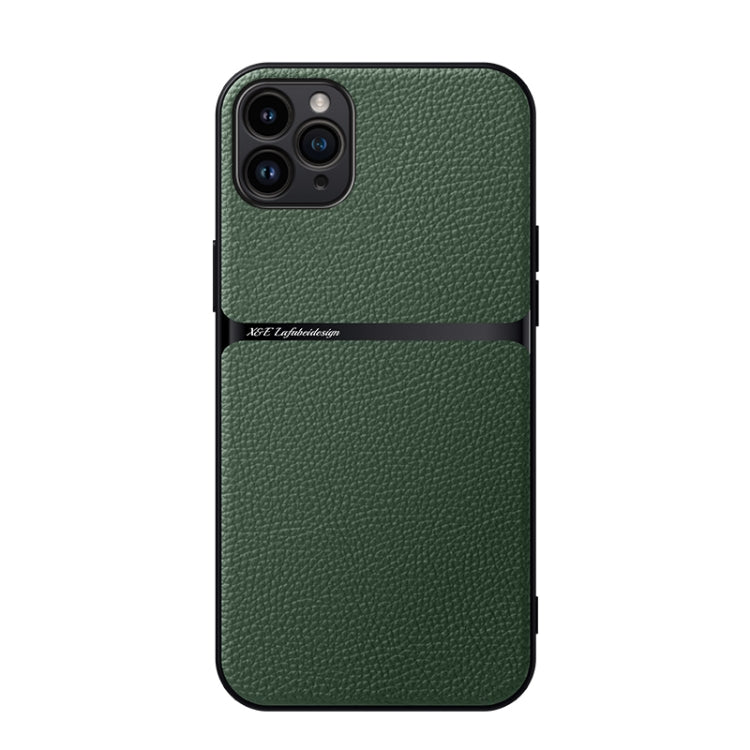 Litchi Leather Magnetic Full Coverage Shockproof Phone Case, For iPhone 12, For iPhone 12 Pro Max, For iPhone 12 Pro, For iPhone 11 Pro Max