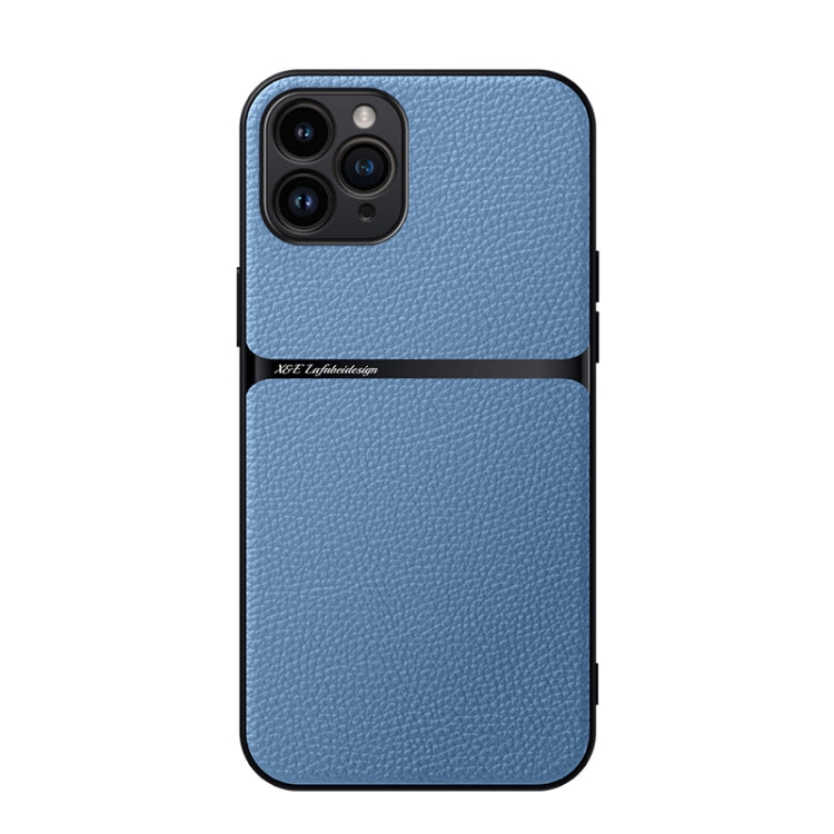 Litchi Leather Magnetic Full Coverage Shockproof Phone Case, For iPhone 11, For iPhone 11 Pro, For iPhone X / XS, For iPhone XR