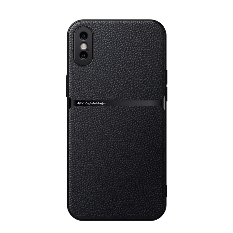 Litchi Leather Magnetic Full Coverage Shockproof Phone Case, For iPhone 11, For iPhone 11 Pro, For iPhone X / XS, For iPhone XR