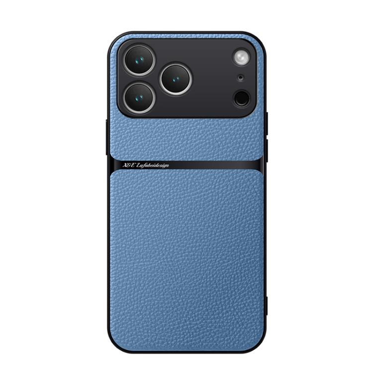 Litchi Leather Magnetic Full Coverage Shockproof Phone Case, For iPhone 17e / 16e, For iPhone 17 Pro Max, For iPhone 17 Pro, For iPhone 17