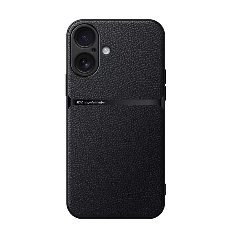 Litchi Leather Magnetic Full Coverage Shockproof Phone Case, For iPhone 17e / 16e, For iPhone 17 Pro Max, For iPhone 17 Pro, For iPhone 17