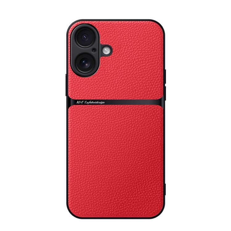 Litchi Leather Magnetic Full Coverage Shockproof Phone Case, For iPhone 17e / 16e, For iPhone 17 Pro Max, For iPhone 17 Pro, For iPhone 17