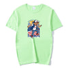 Boy Printed Round Neck Modal Short Sleeve T-shirt Print On Your Demand, M, POD T-Shirt, L
