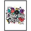 Graffiti Decorative Painting with PS Frame Print On Your Demand, 15x20cm, 20x20cm, 30x30cm, 40x40cm, 50x50cm, 60x60cm, 70x70cm, 80x80cm, 90x90cm