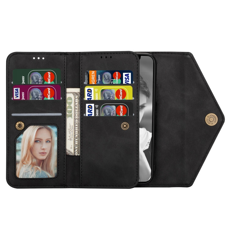 Skin Feel Zipper Horizontal Flip Leather Case with Holder & Card Slots & Photo Frame & Lanyard & Long Rope, For iPhone 11, For iPhone 11 Pro, For iPhone 11 Pro Max, For iPhone XS / X