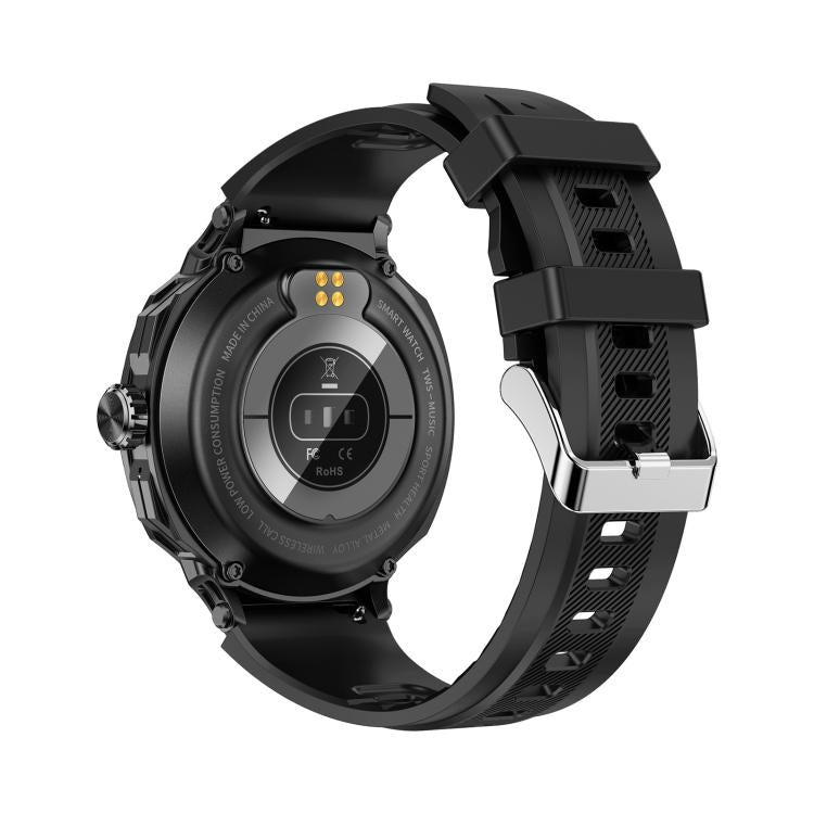 D11 1.46 inch 2 in 1 Bluetooth Earphone Smart Watch, Support Bluetooth Call / NFC / Heart Rate, D11 (Black), D11 (Green)