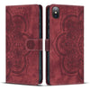 Mandala Embossed Retro Frosted Leather Phone Case, For iPhone XS Max, For iPhone 7 Plus / 8 Plus
