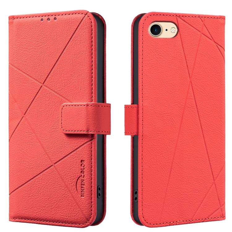 Geometric Pattern RFID Leather Phone Case, For iPhone 6 / 7 / 8 / SE, For iPhone 13 Pro Max, For iPhone 13 Pro, For iPhone 12 / 12 Pro