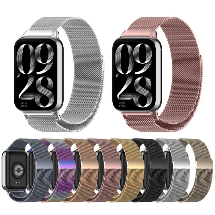 xDfind Milan Magnetic Steel Mesh Watch Band, For Xiaomi Smart Band 9 Pro / 8 Pro