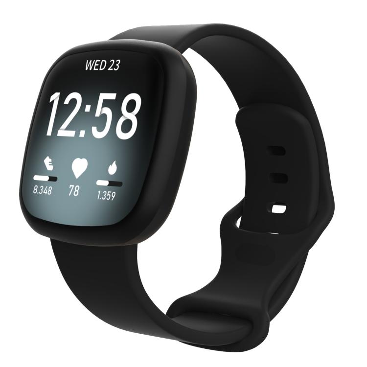 For Fitbit Versa 4 / Versa 3 / Sense2 / Sense xDfind Silicone Watch Band, L