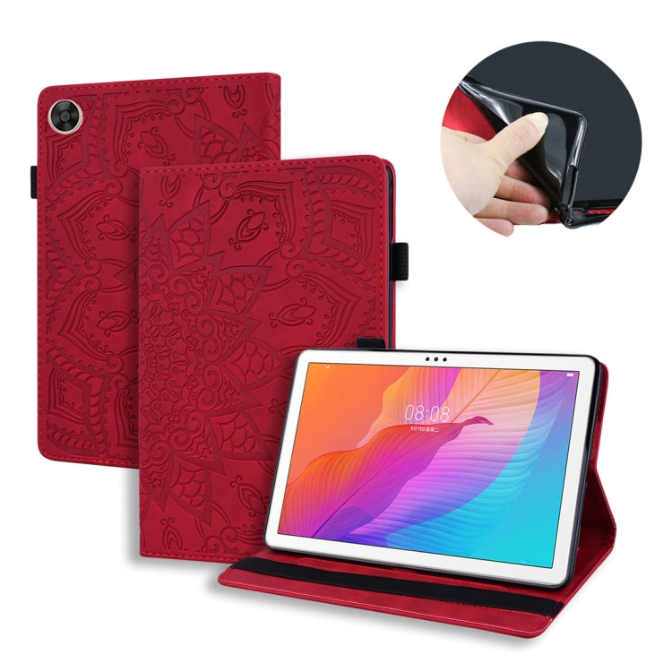 Calf Texture Embossed Horizontal Flip Leather Case with Holder & Card Slots & Photo Frame, For Huawei Enjoy Tablet 2, For Huawei MatePad 10.8, For Amazon Fire HD 8 (2020)