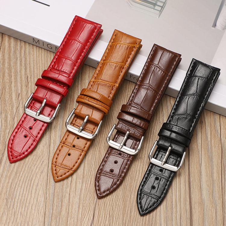 xDfind Bamboo Texture Pin Buckle Leather Watch Band, 20mm For Honor Watch ES / Magic Watch2 42mm