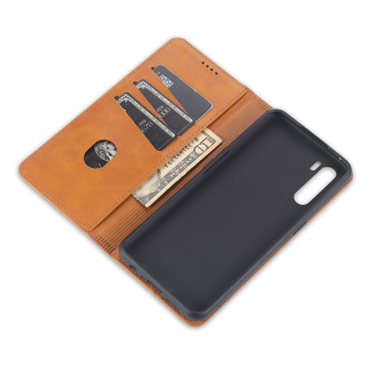AZNS Magnetic Calf Texture Horizontal Flip Leather Case with Card Slots & Holder & Wallet, For OPPO A91, For Huawei P40, For Huawei P40 Pro, For Samsung Galaxy S10