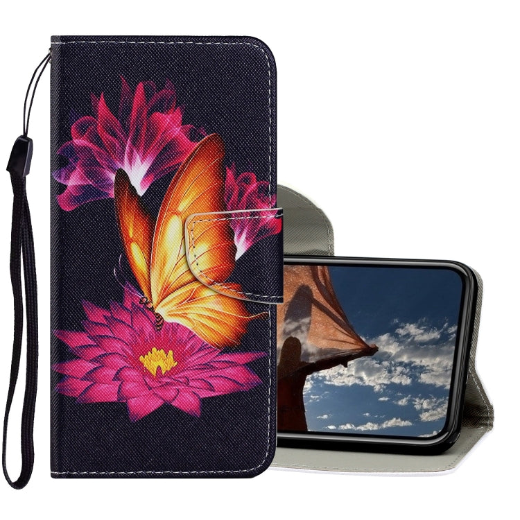 Coloured Drawing Pattern Horizontal Flip PU Leather Case with Holder & Card Slots & Wallet & Lanyard, For iPhone XR