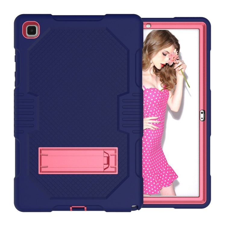 Contrast Color Robot Shockproof Silicon + PC Protective Case with Holder & Pen Slot, For Samsung Galaxy Tab A7 10.4 (2020) T500 / T505
