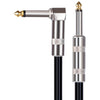 6.35mm Plug Straight to Elbow Electric Guitar Audio Cable, 3m, 5m, 10m
