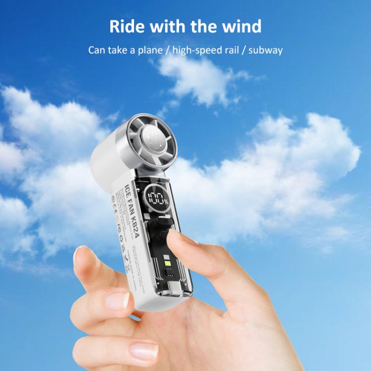 K824 Concentrated Wind Turbine Handheld Mini High Speed ??Fan