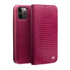 QIALINO Crocodile Texture Horizontal Flip Leather Case with Card Slots & Wallet, For iPhone 12 Pro Max