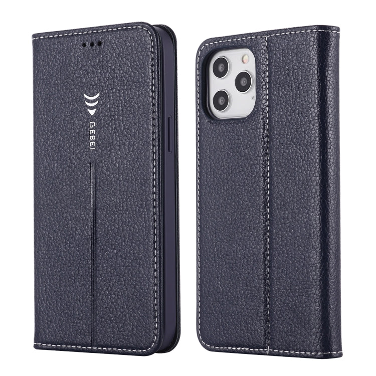 GEBEI PU+TPU Horizontal Flip Protective Case with Holder & Card Slots, For iPhone 12 / 12 Pro, For iPhone 12 Pro Max
