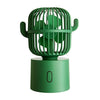 F6 Cactus Portable Mini Fan USB Shaking Head Handheld Desk Electric Fan