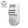 AC 240V Smart Home Plug-in LCD Display Clock Summer Time Function 12/24 Hours Changeable Timer Switch Socket, AU Plug, AC 240V AU Plug