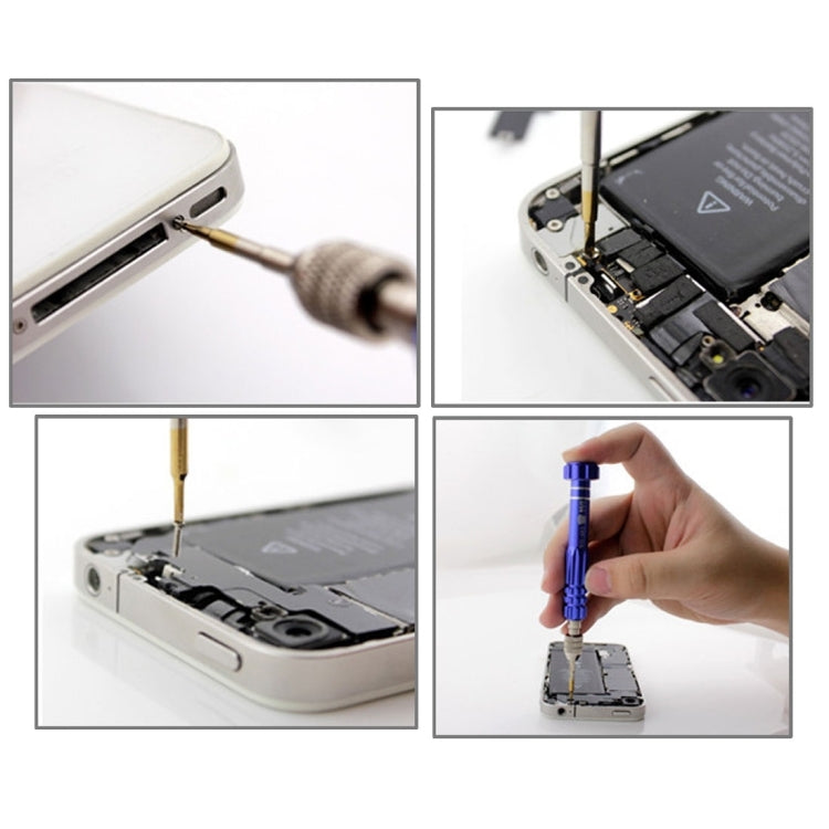 Appropriative Professional Screwdriver Repair Open Tool Kit with Leather Handbag For iPhone 7 & 7 Plus , 6666