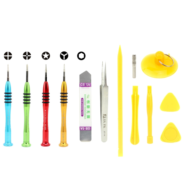 JIAFA JF-8155 13 in 1 Repair Tool Set for iPhone, JF-8155